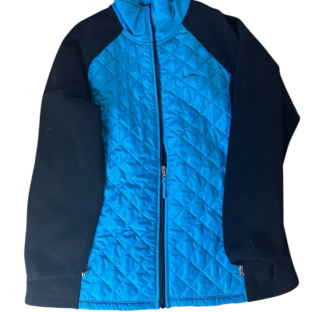 Lauren Ralph Lauren Royal & Navy Blue Quilted Jacket Size 2X